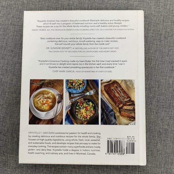 Conscious Cooking Healthy Recipes Cook book Mostly Gluten & Dairy Free Krystell - Picture 7 of 13